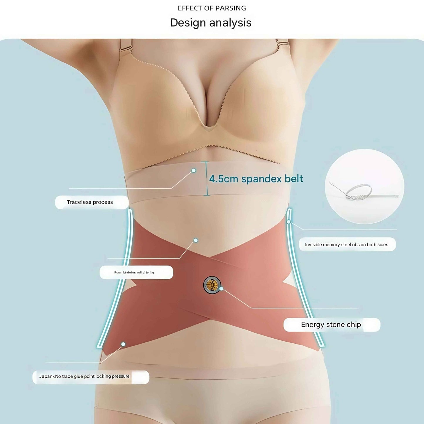 SlimFlexX™ – Moldeo flexible con poder – Cinturón Moldeador Inteligente para una Cintura de Impacto