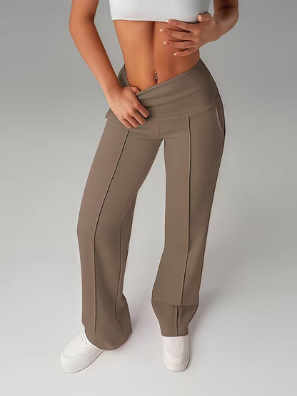 Pantalón Valeria – Tiro Alto Office & Fit